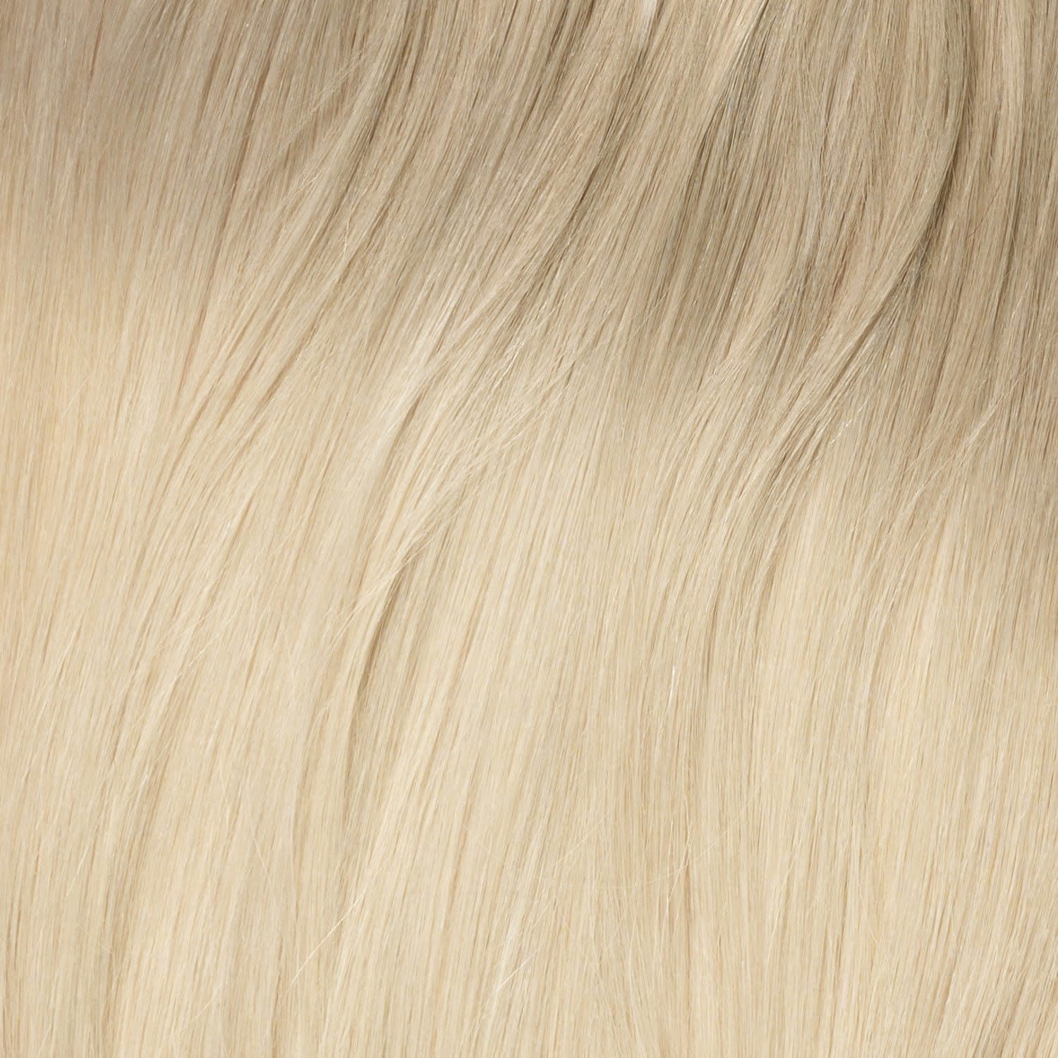 Weft extensions - Light Ash Blonde Root 16B+60B