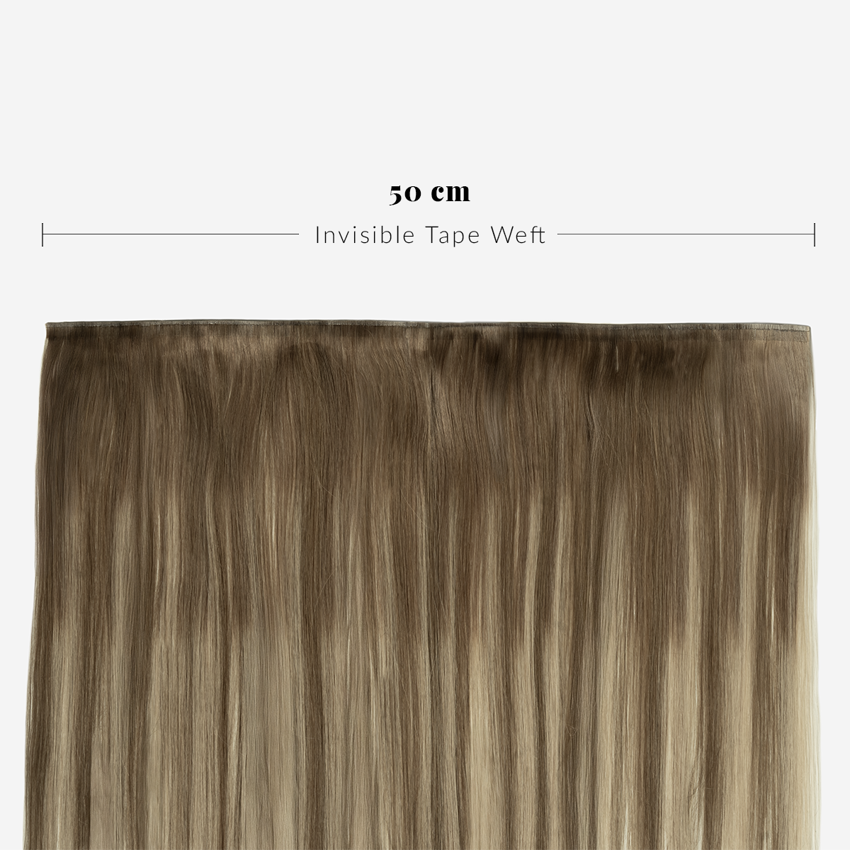 Invisible Tape Weft - Extra Dark Ash Brown 1C