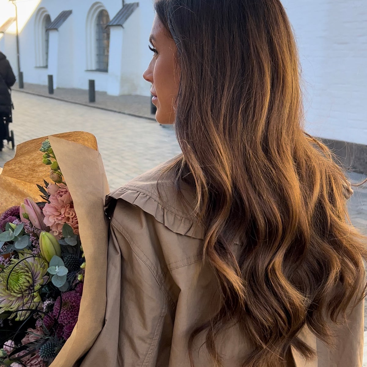 Invisible weft - Dark Chocolate Brown Balayage 1A+4