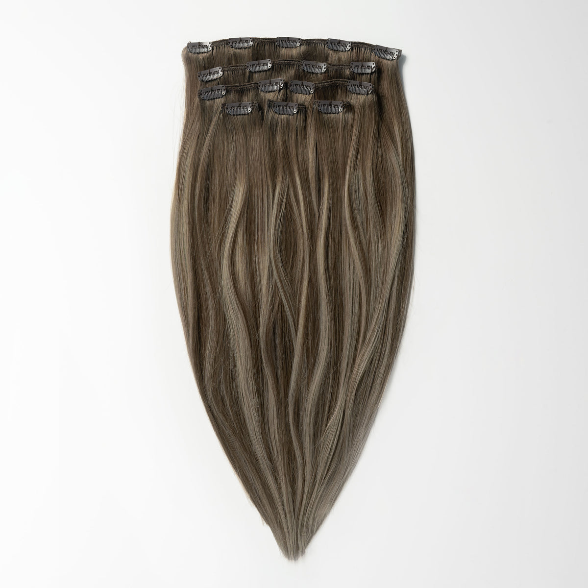 Clip in extensions - Ash Brown Balayage 2C+5B