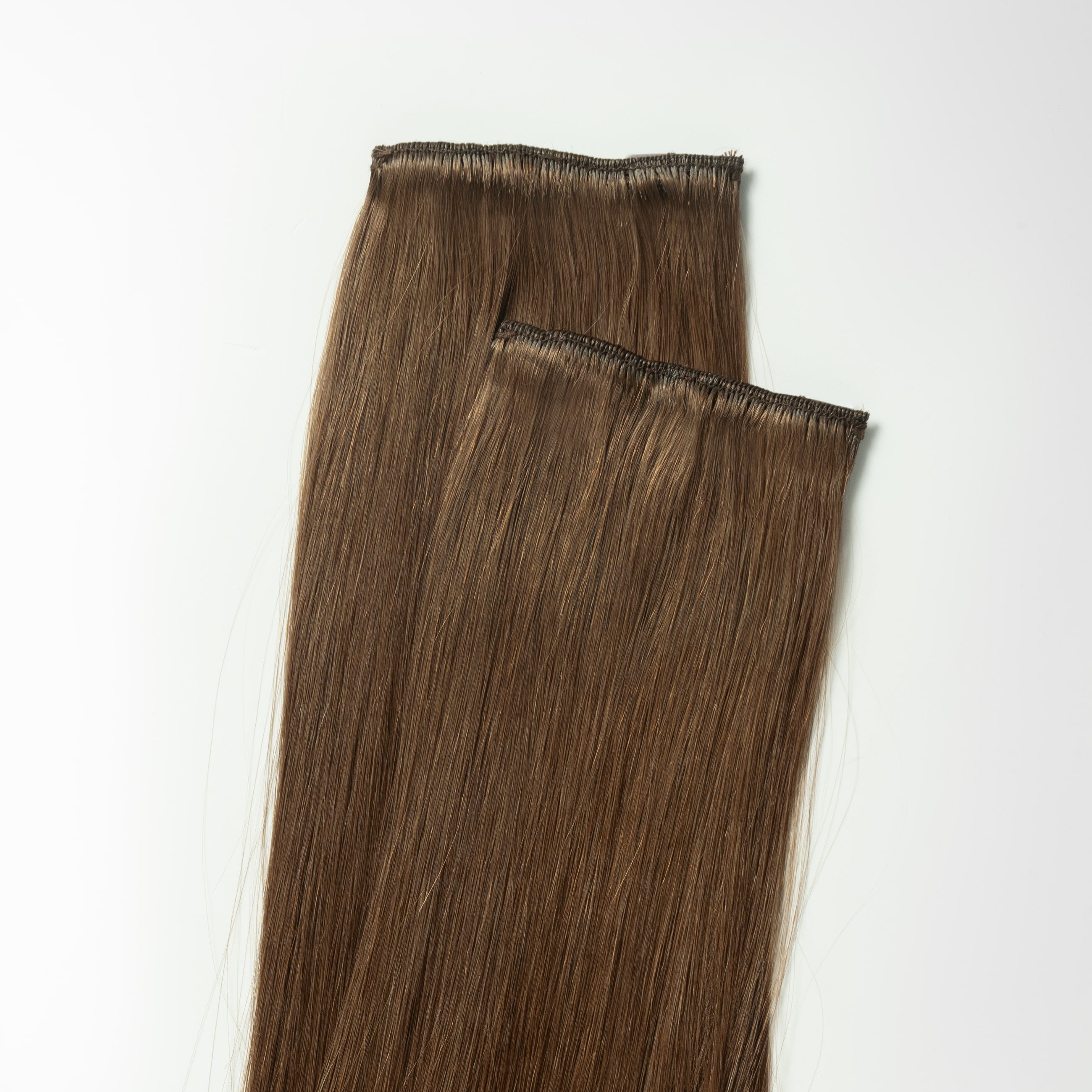 Clip in extensions - Light Chocolate Brown 2B
