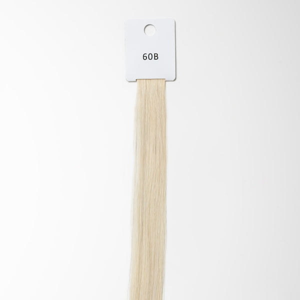 Color sample - Light Ash Blonde 60B Color sample - Light Ash Blonde 60B