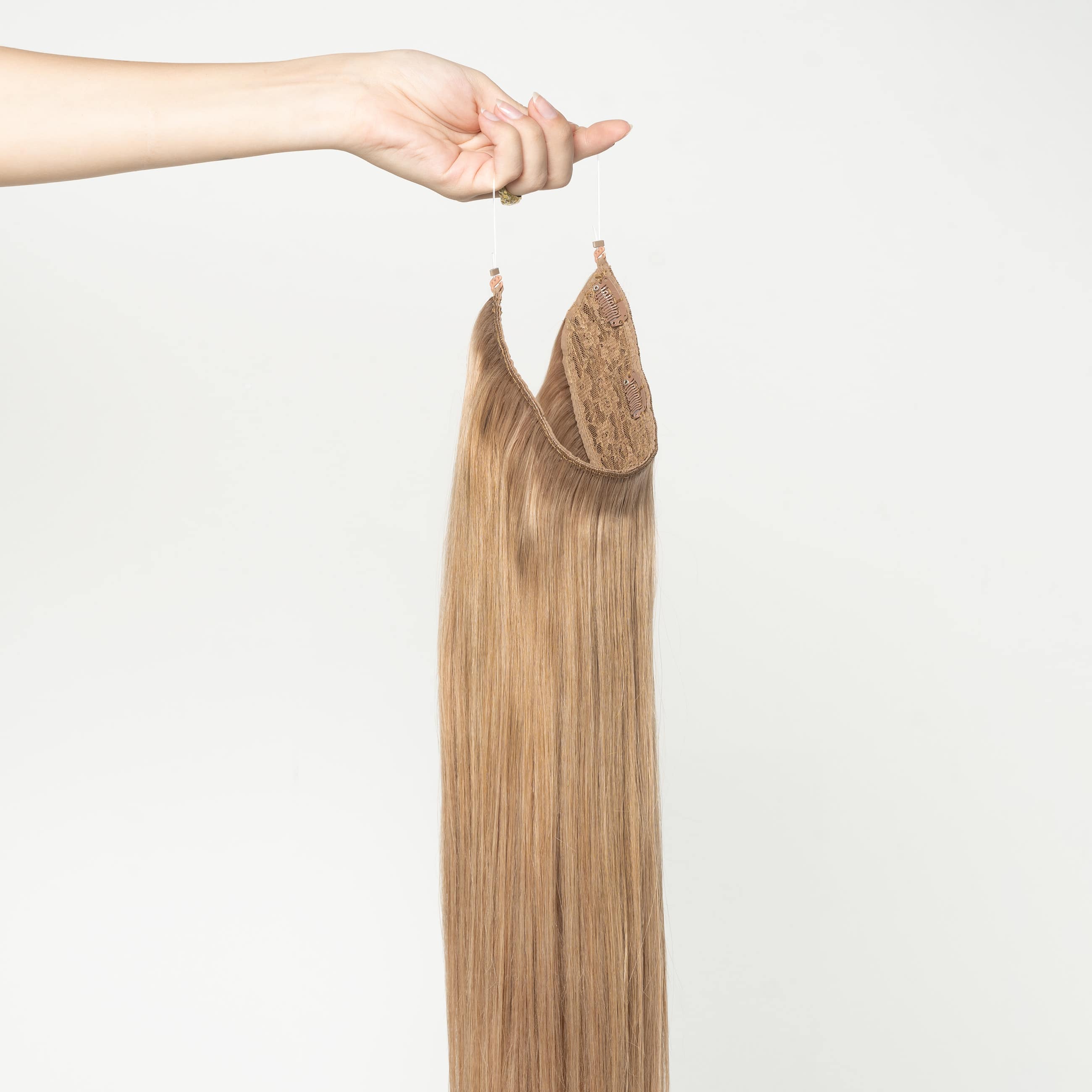 Flip in Extensions - Hellbraun Nr. 10