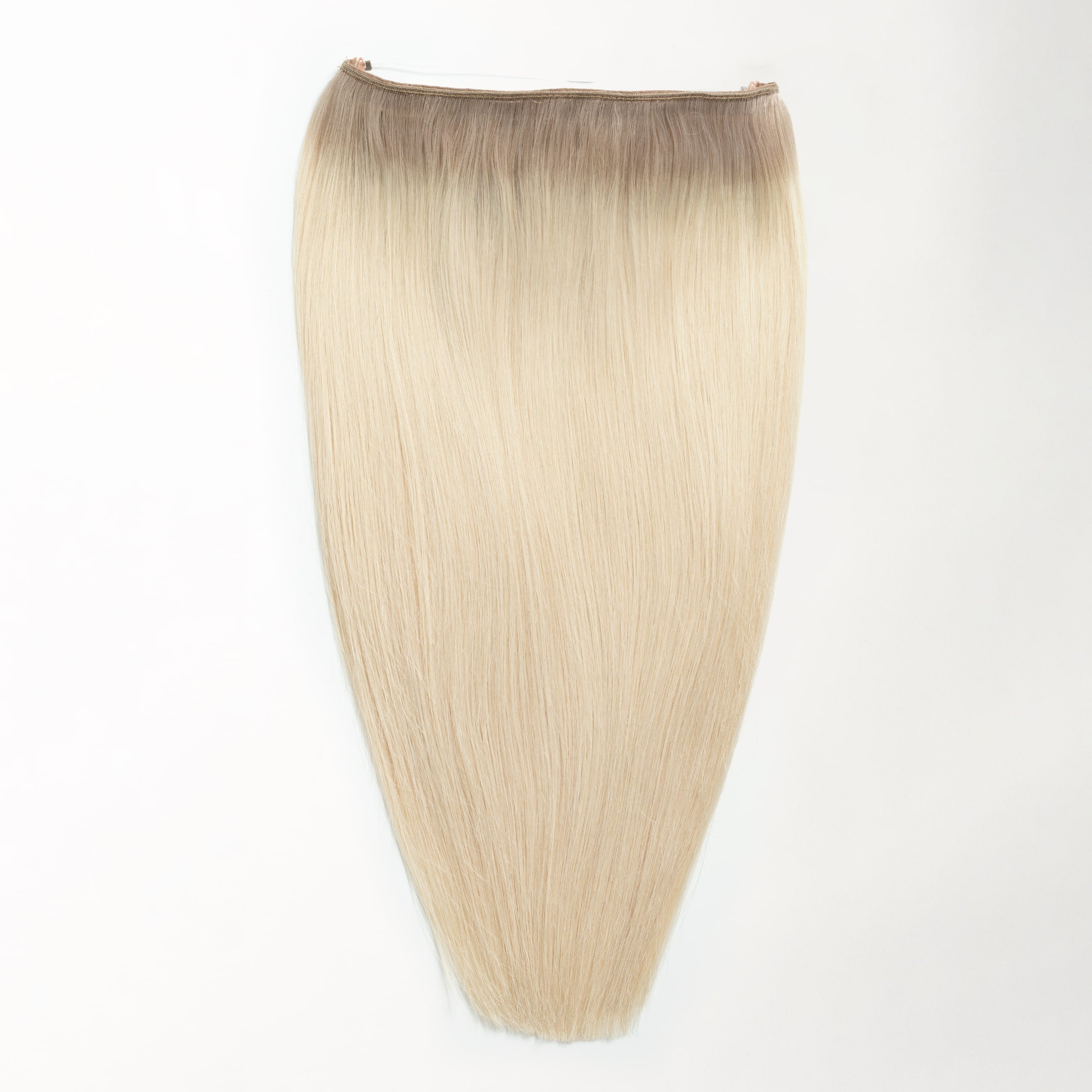 Halo extensions - Light Ash Blonde Root 16B+60B
