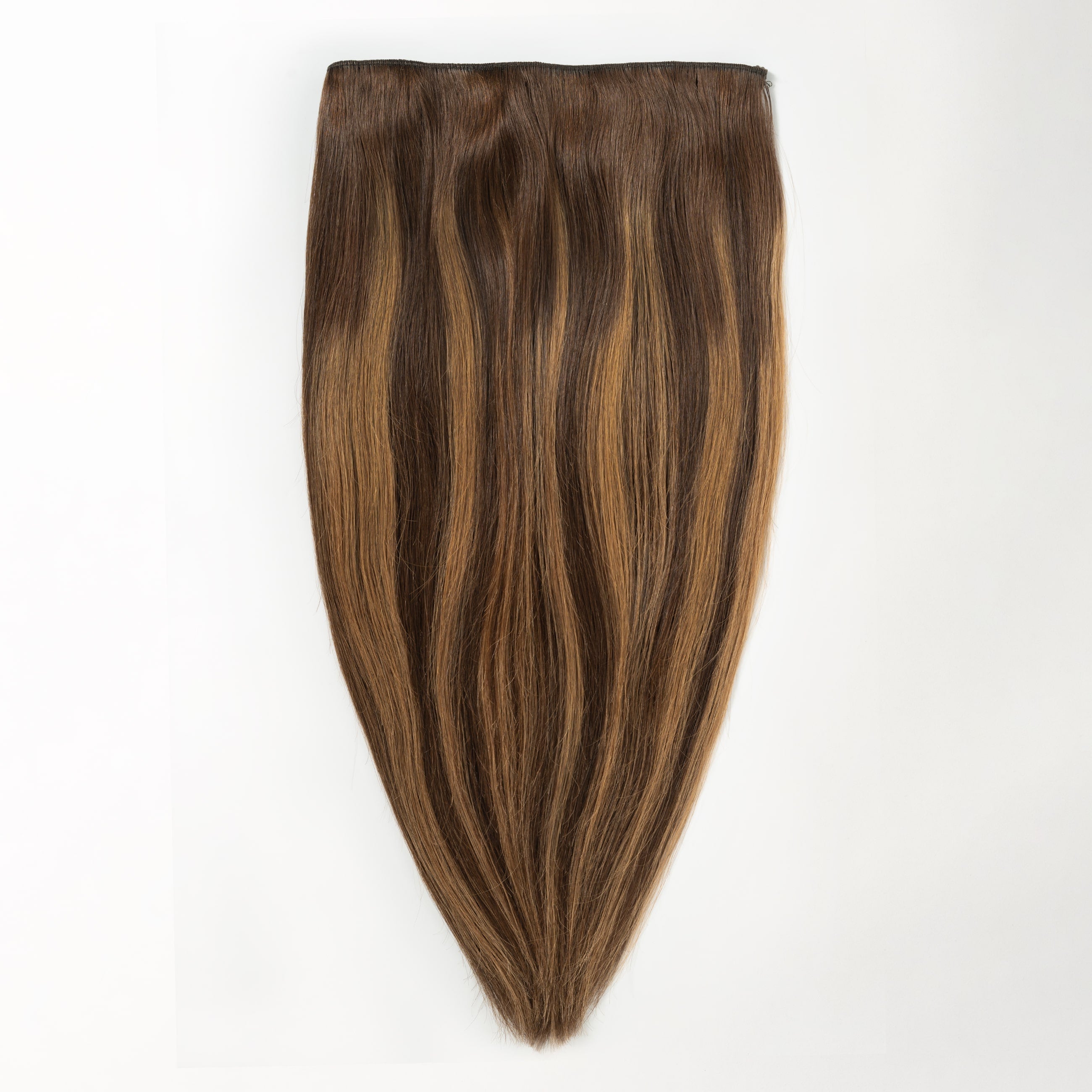 Flip in Extensions - Warm Brown Balayage 2+7