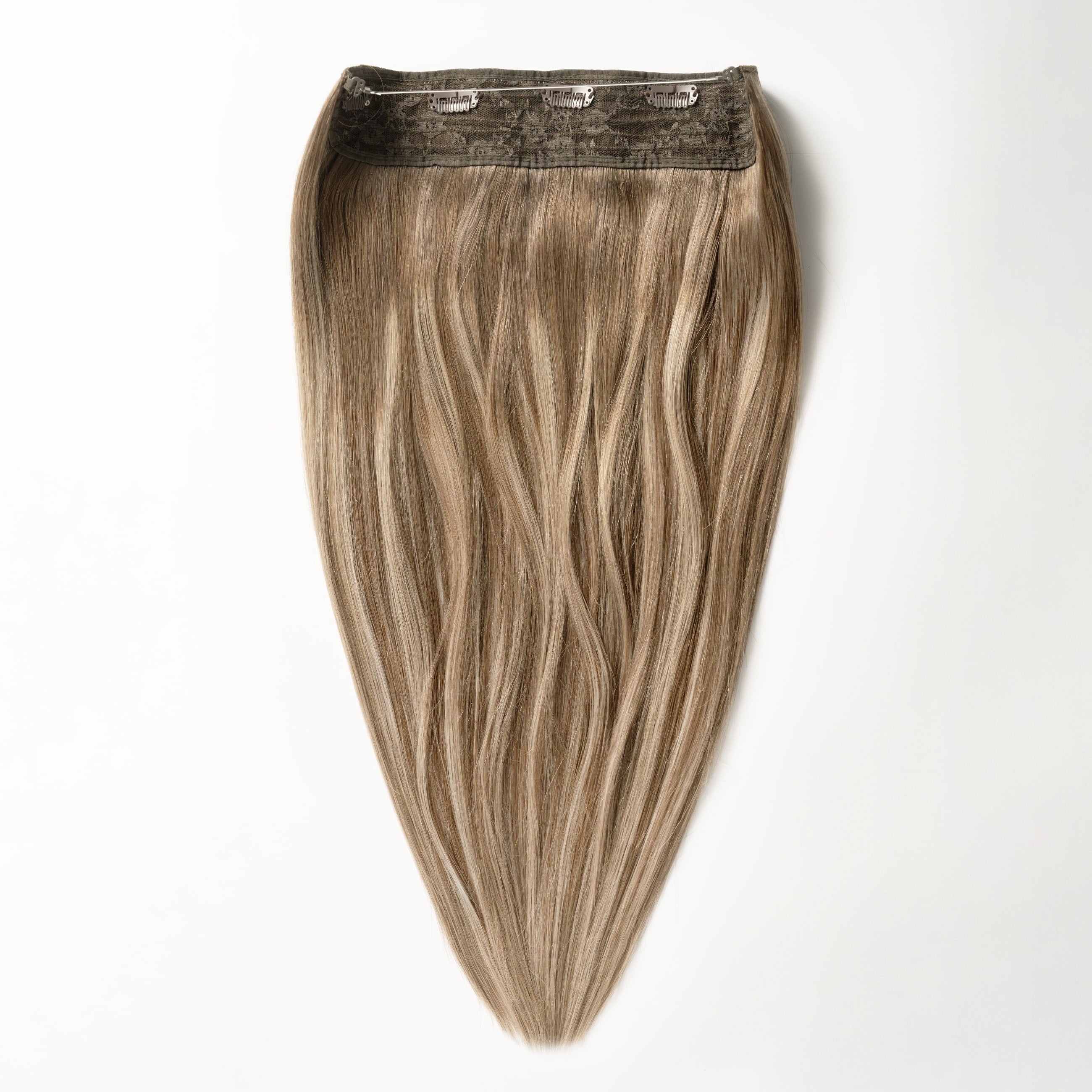 Flip in Extensions - Light Ash Blonde Balayage 5B+60B