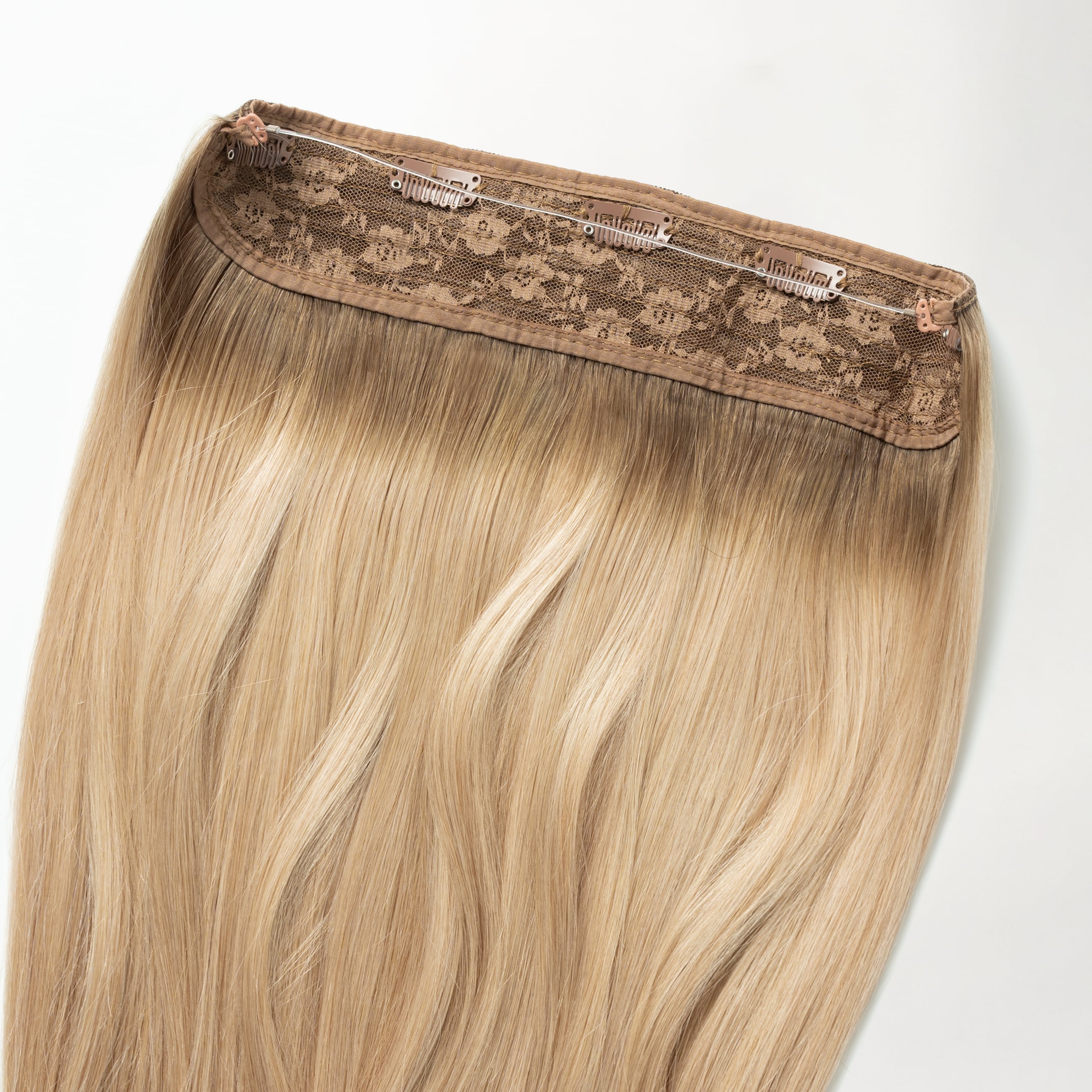 Halo extensions - Natural Blonde Root 5B+15