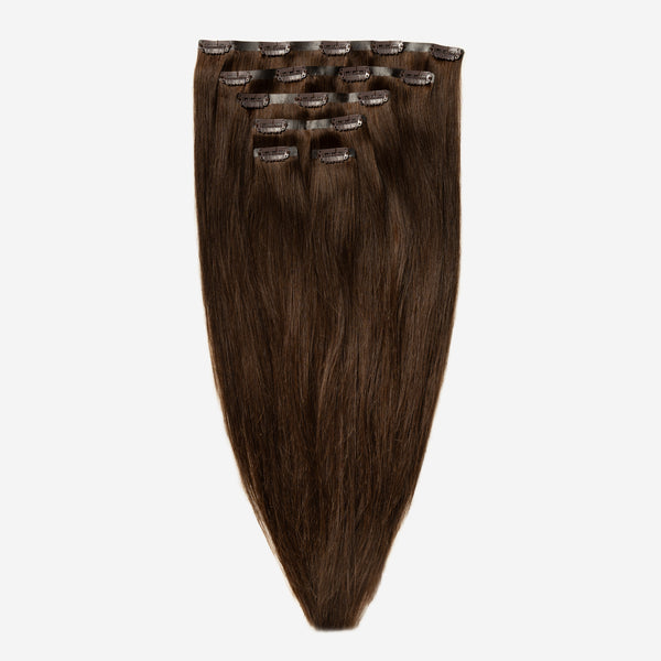 Invisible Clip In - Chocolate Brown 2 Invisible Clip In - Chocolate Brown 2