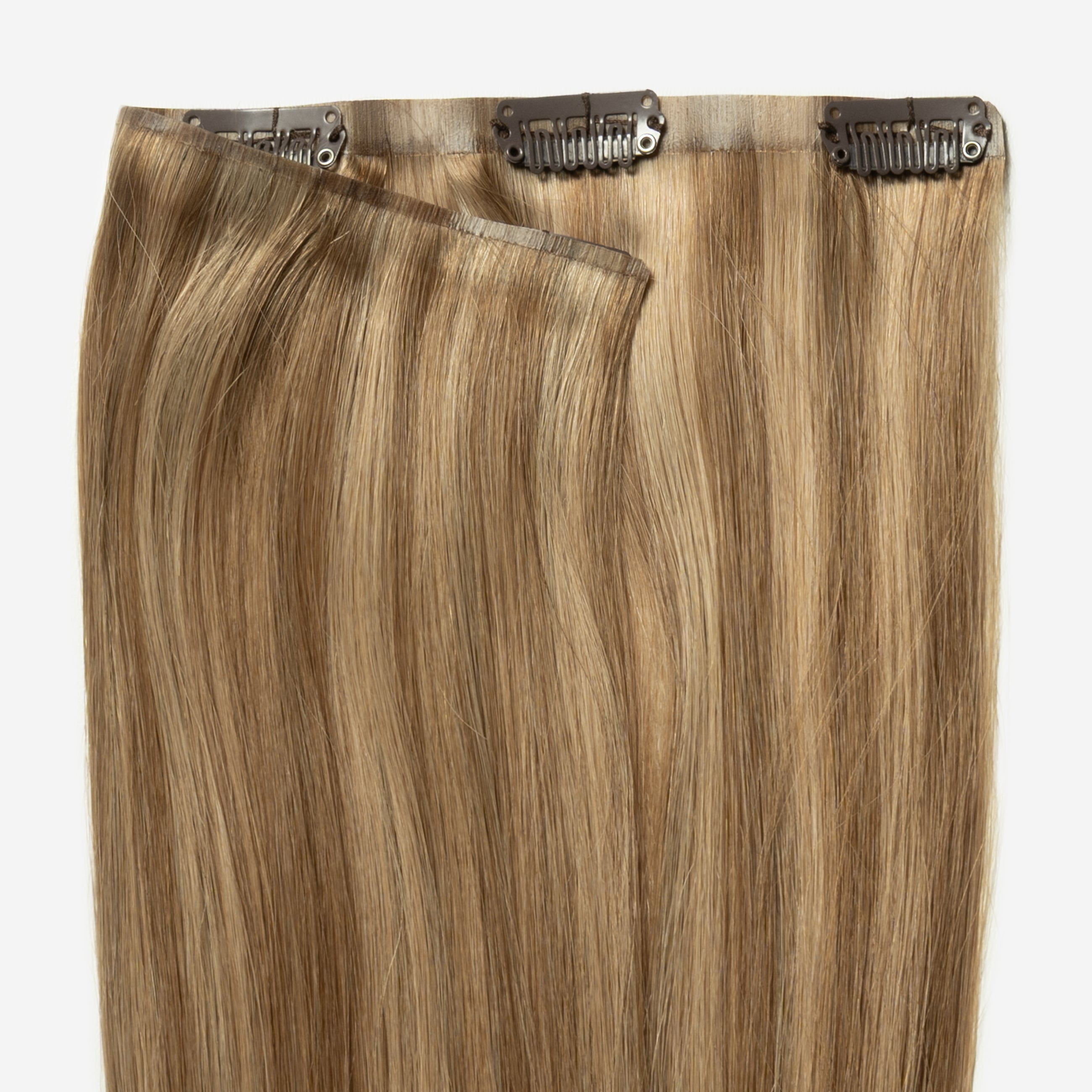 Invisible Clip In - Natural Brown Mix 3/10