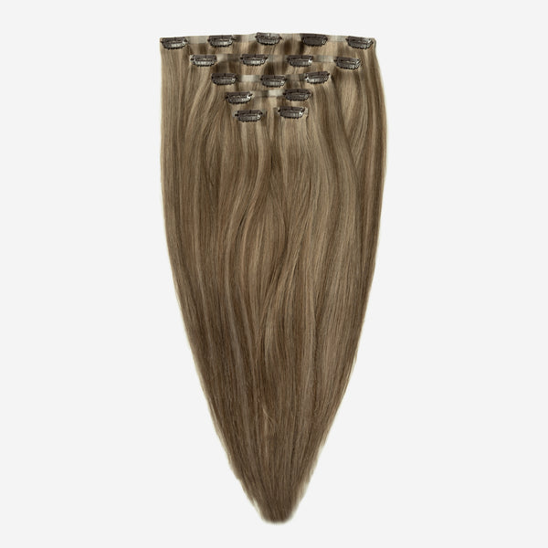 Invisible Clip In - Ash Brown Mix 3B/5B Invisible Clip In - Ash Brown Mix 3B/5B