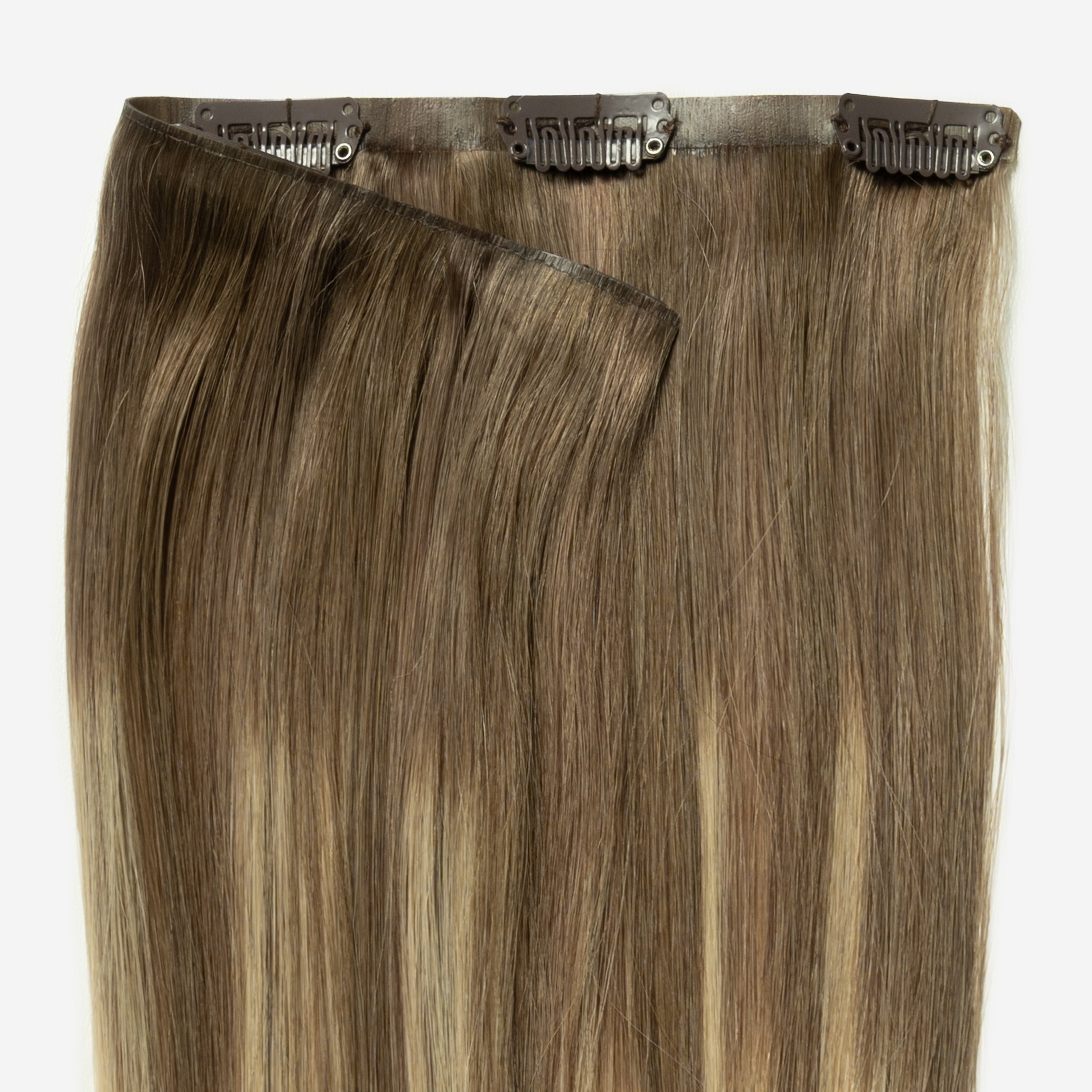 Invisible Clip In - Natural Blonde Balayage 3B+22