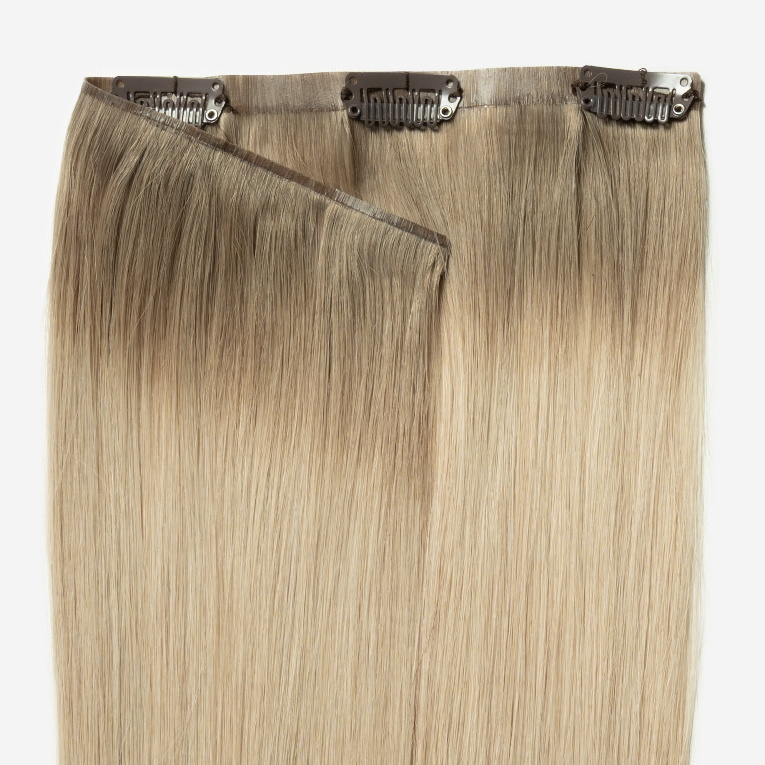 Invisible Clip In - Beige Blonde Root 5B+16B