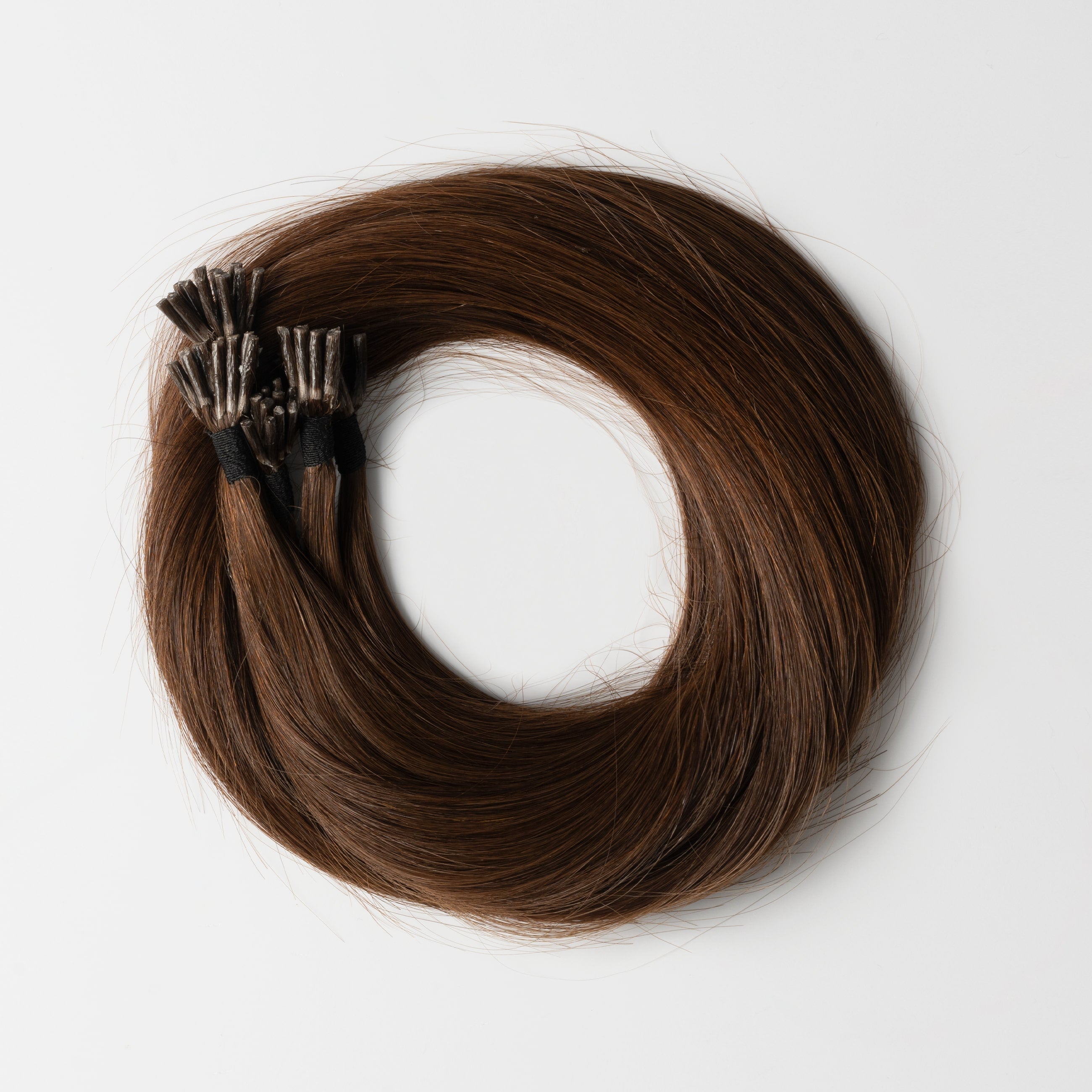 Microring Extensions - Dunkles Kastanienbraun Nr. 4