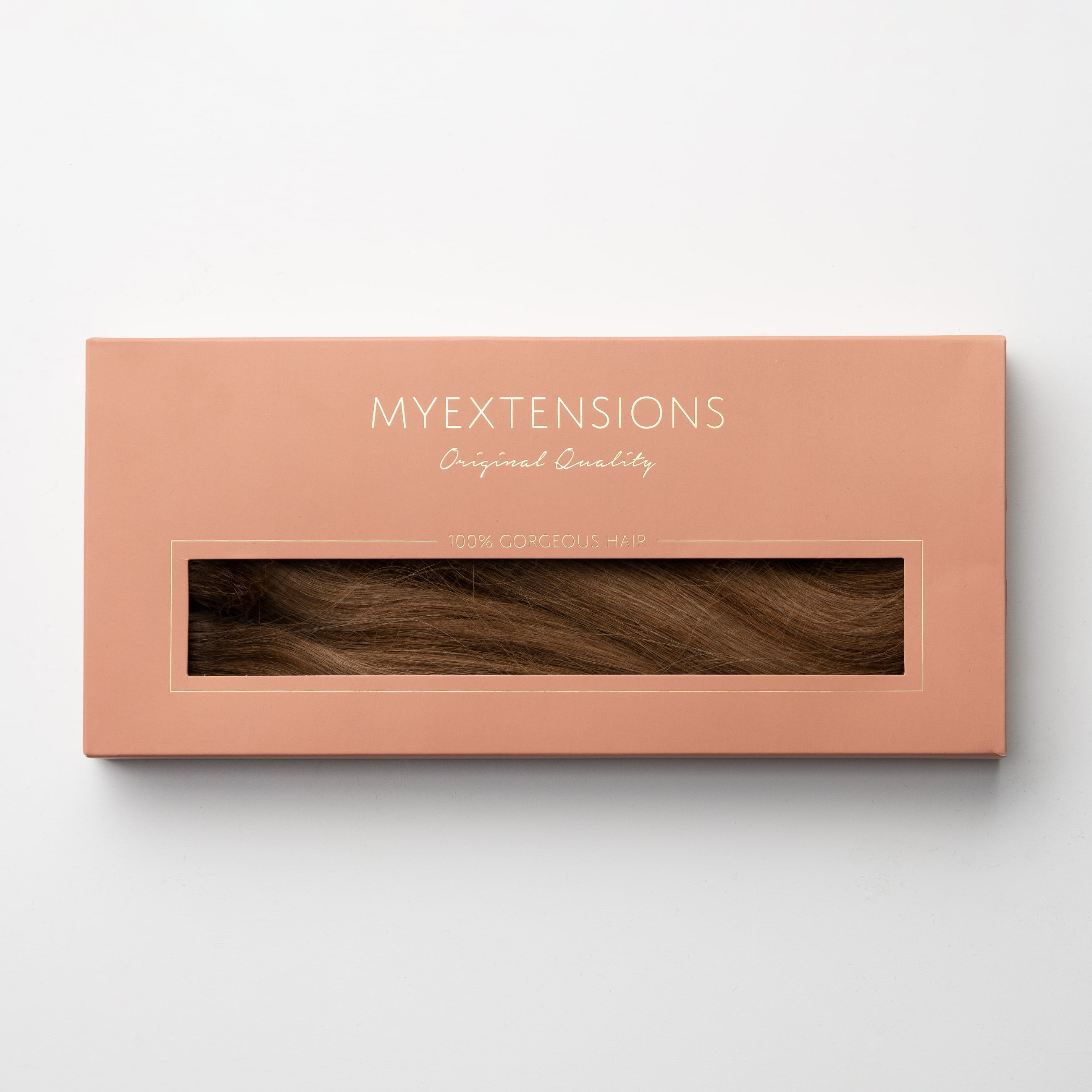 Weft extensions - Natural Brown Balayage 2B+5