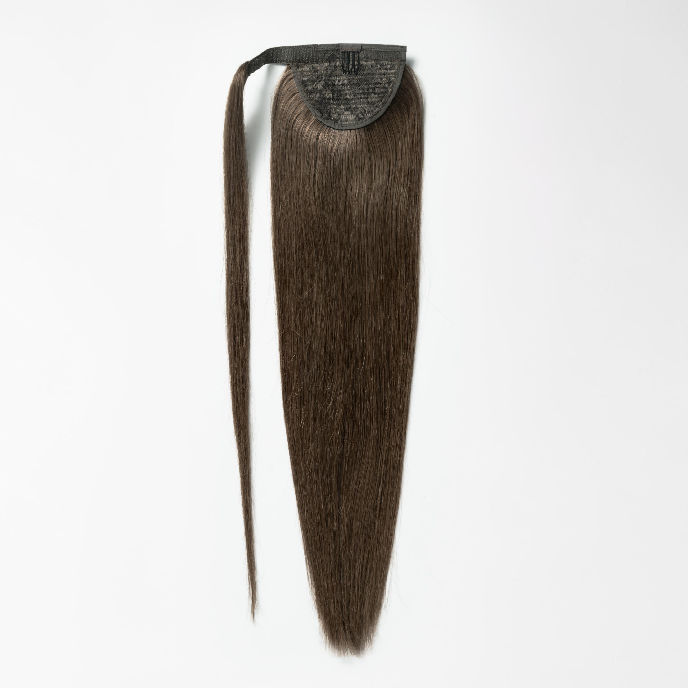 Ponytail extensions - Dark Ash Brown 2C