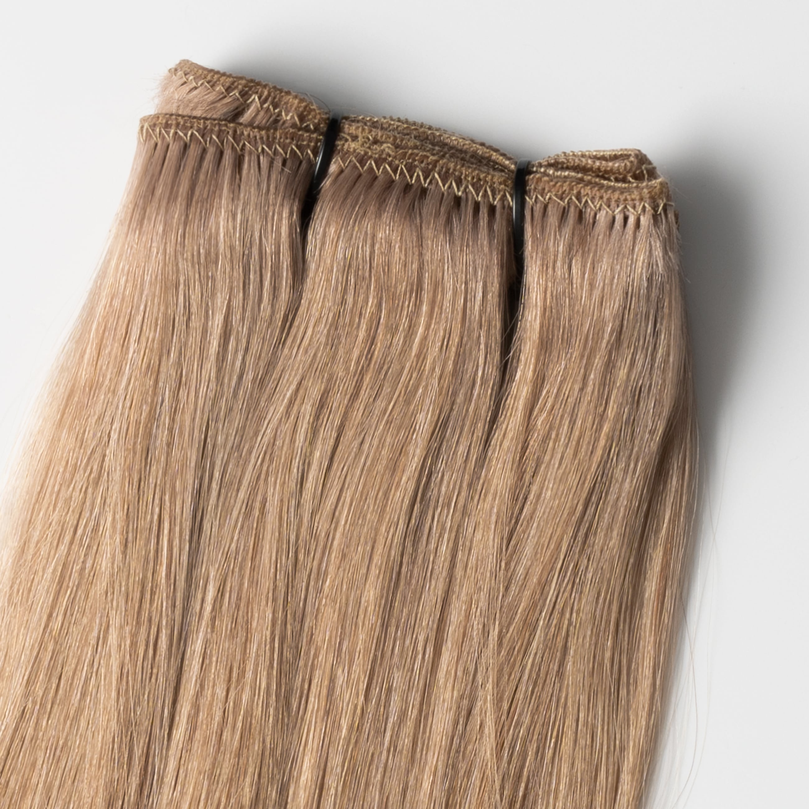 Weft extensions - Dark Beige Blonde 12B