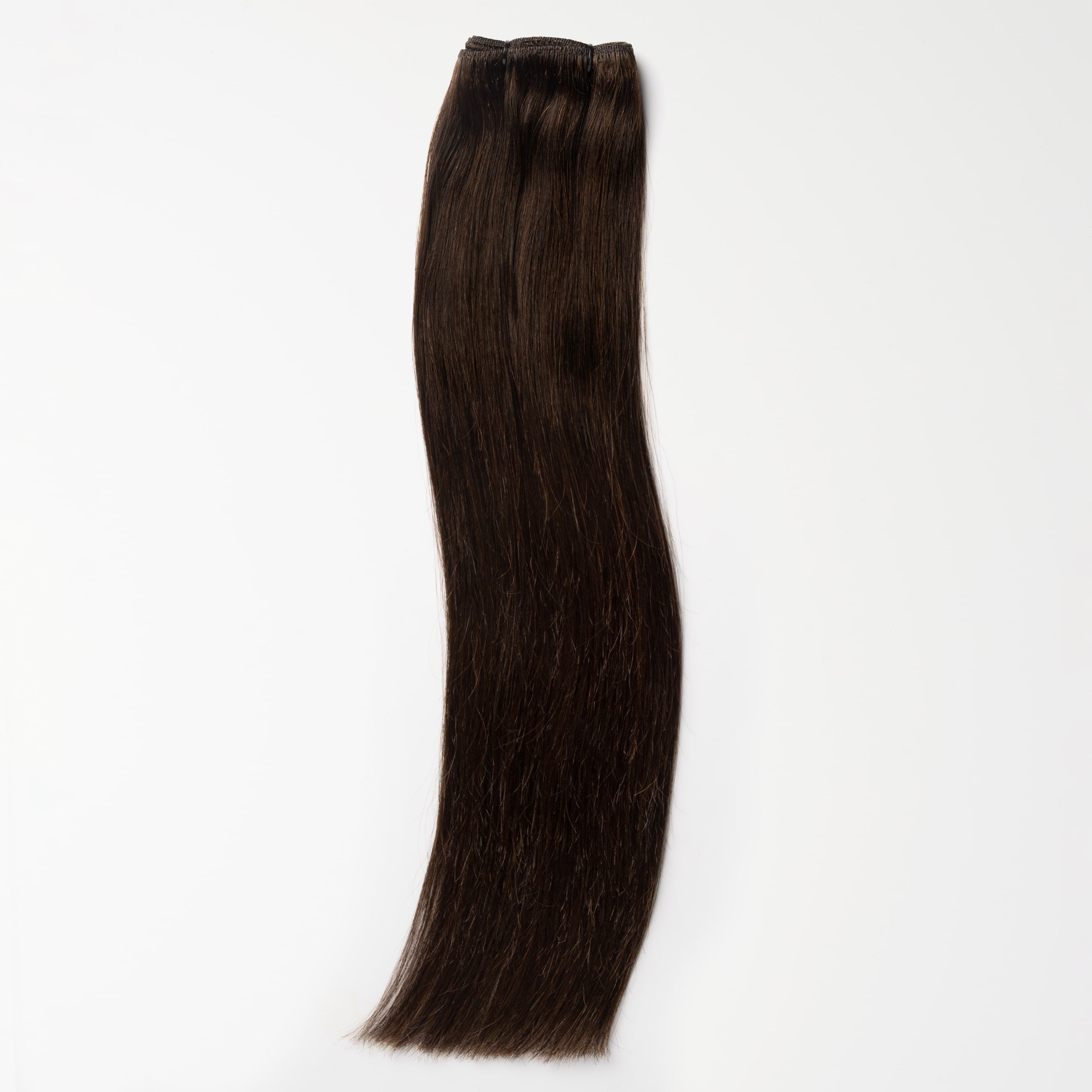 Weft extensions - Dark Chocolate Brown 1B