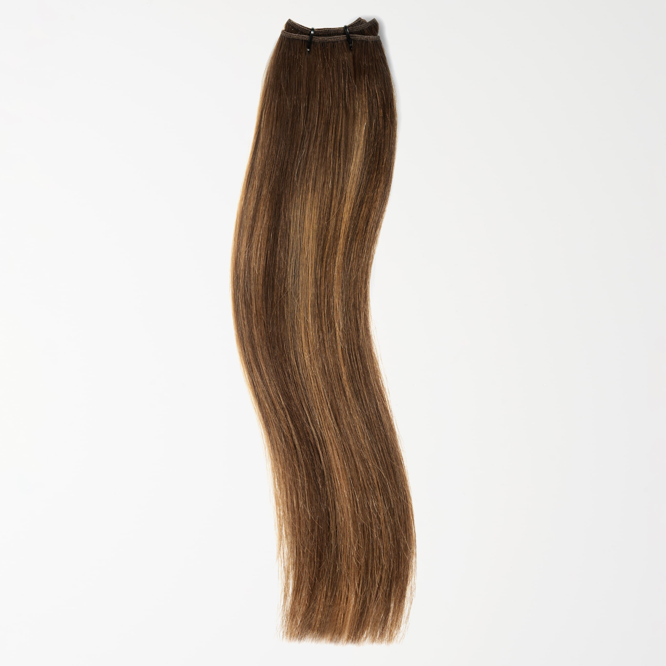 Weft extensions - Warm Brown Balayage 2+7