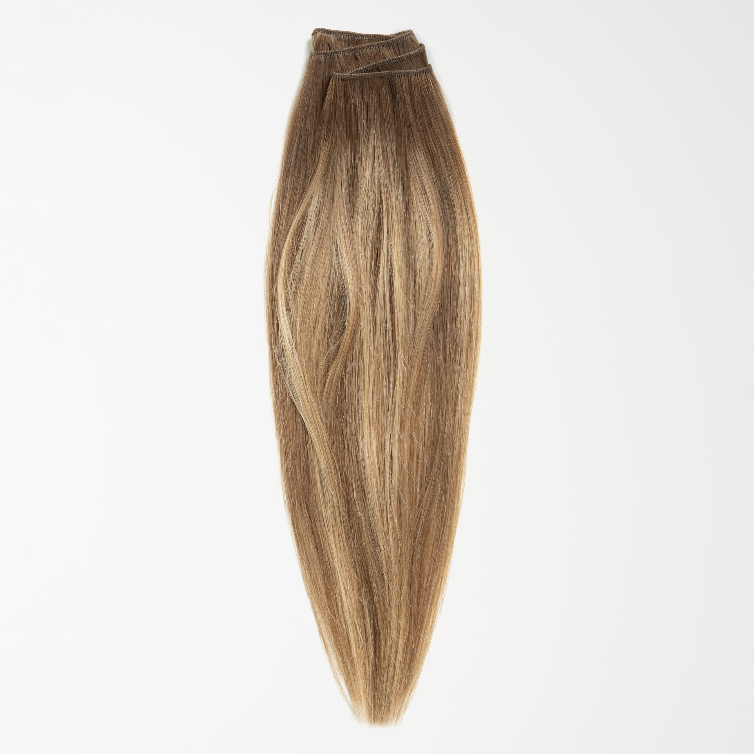Weft extensions - Natural Blonde Balayage 3B+22