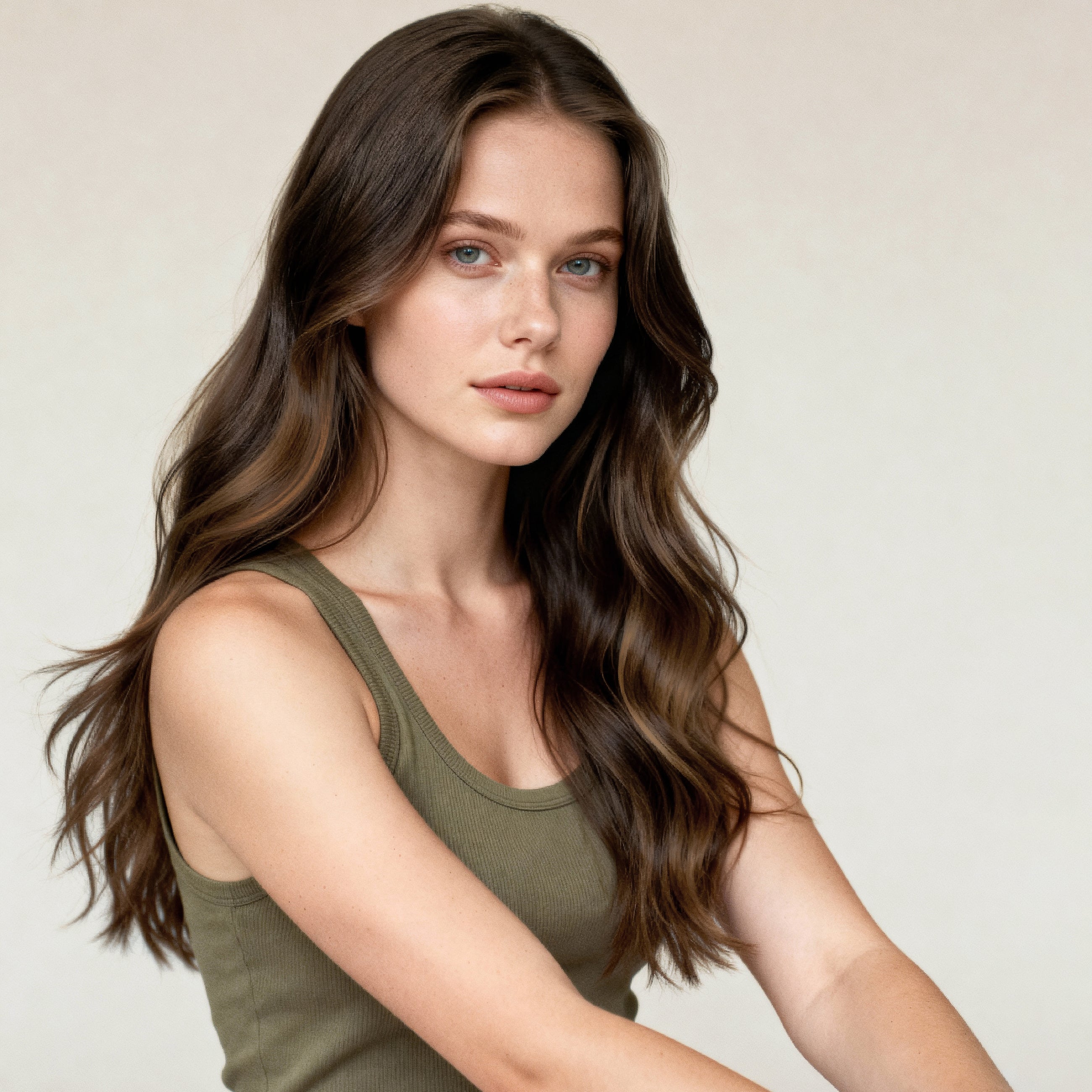 Tape extensions - Dark Chocolate Brown Balayage 1A+4