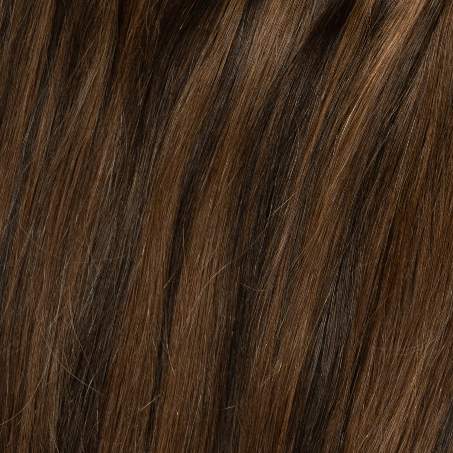 Invisible Clip In - Dark Chocolate Brown Mix 1B/4