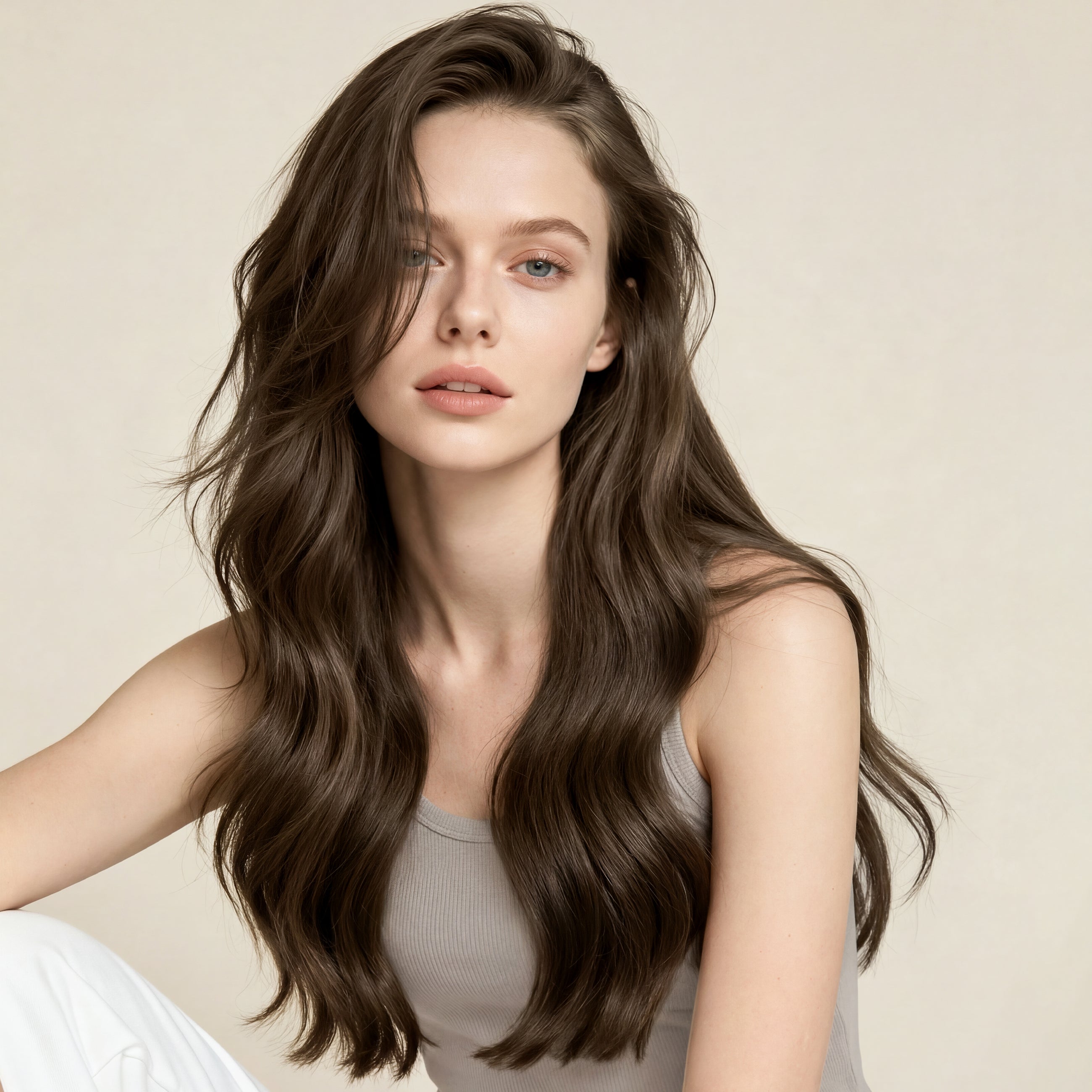 Wax extensions - Dark Ash Brown 2C