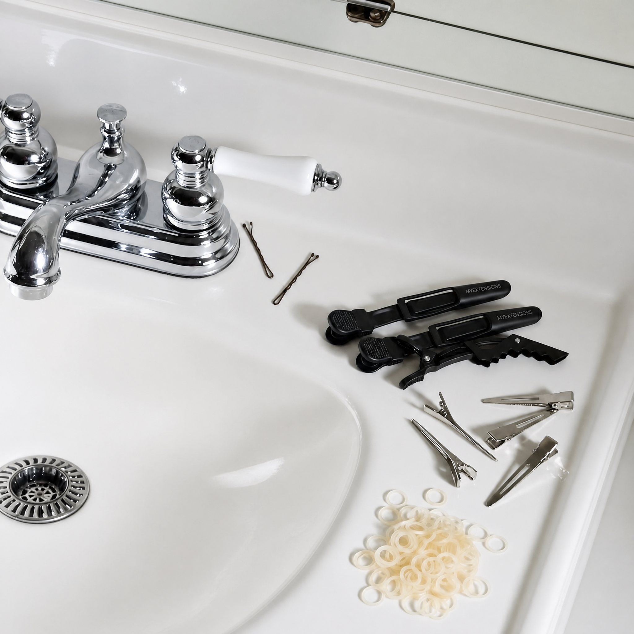 Kleine haarclips - 5 stuks