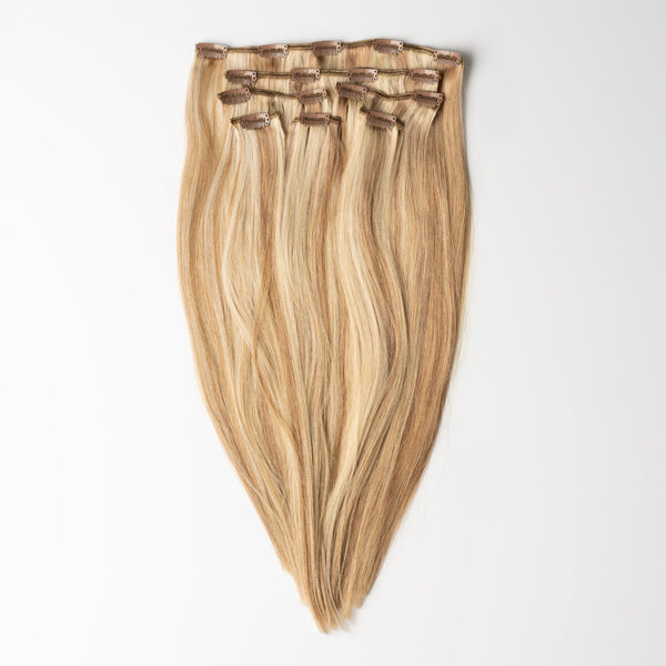 Clip in extensions - Dark Ash Brown 2C