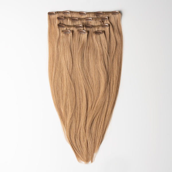 Clip in extensions - Dark Ash Brown 2C