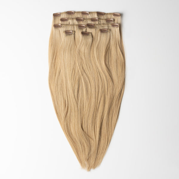 Clip in extensions - Dark Ash Brown 2C