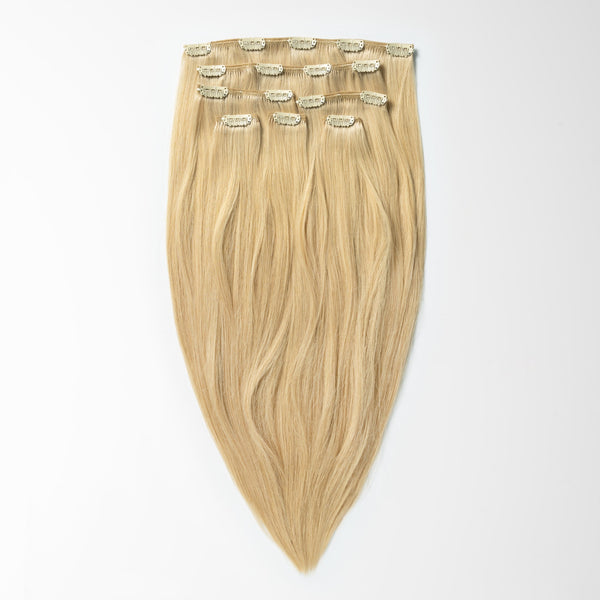Clip in extensions - Dark Ash Brown 2C