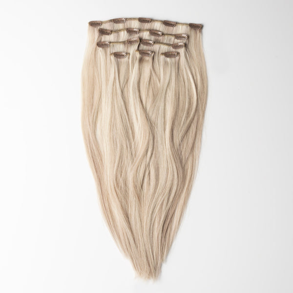 Clip in extensions - Dark Ash Brown 2C