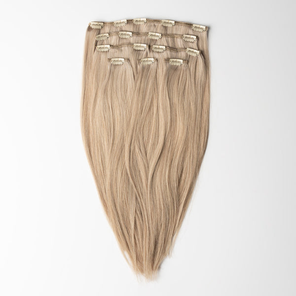 Clip in extensions - Dark Ash Brown 2C