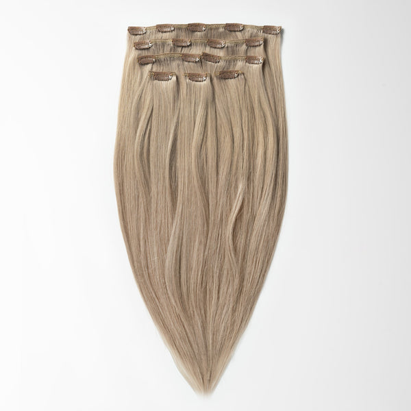 Clip in extensions - Dark Ash Brown 2C
