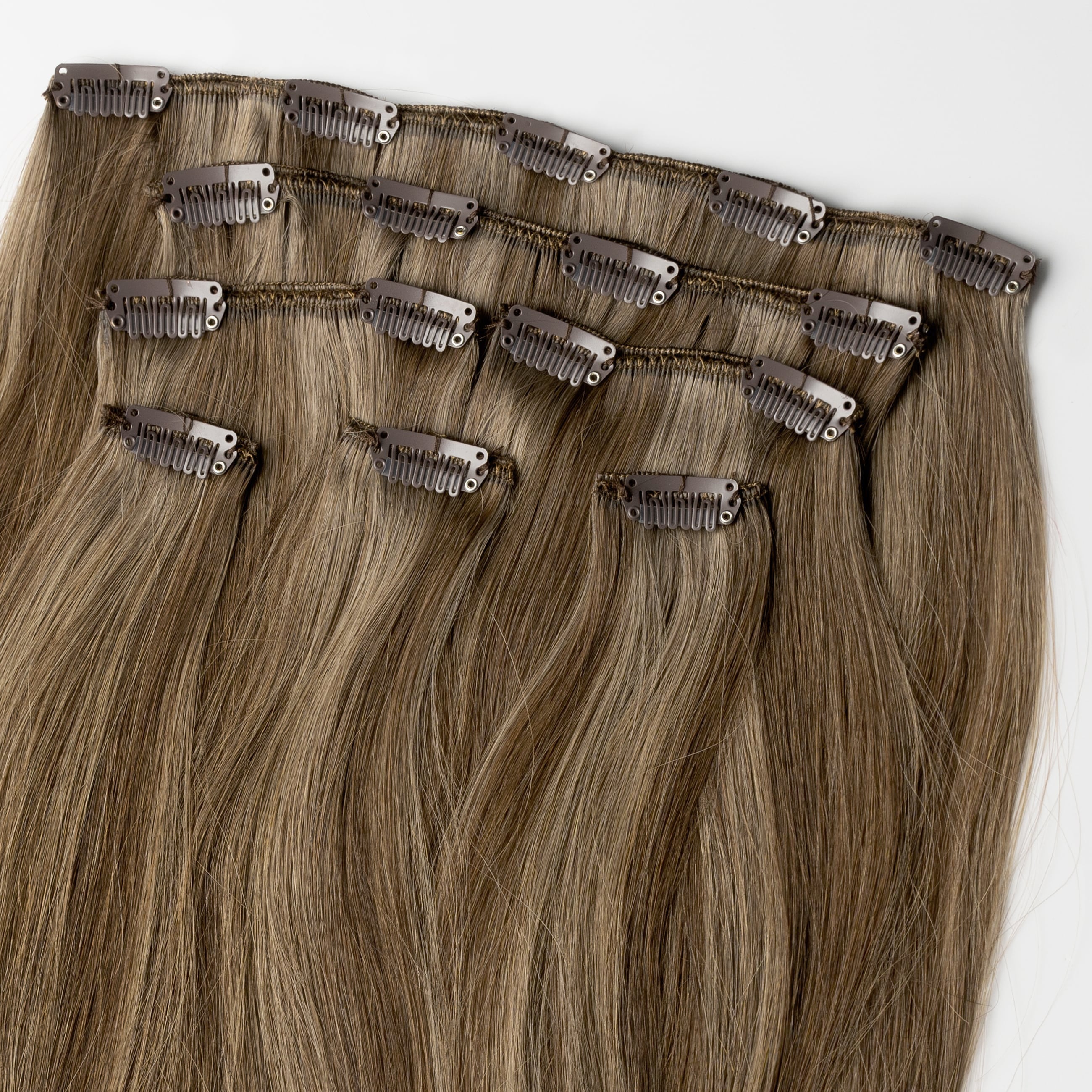 Clip in extensions - Ash Brown Mix 3B/5B