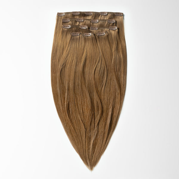 Clip in extensions - Dark Ash Brown 2C