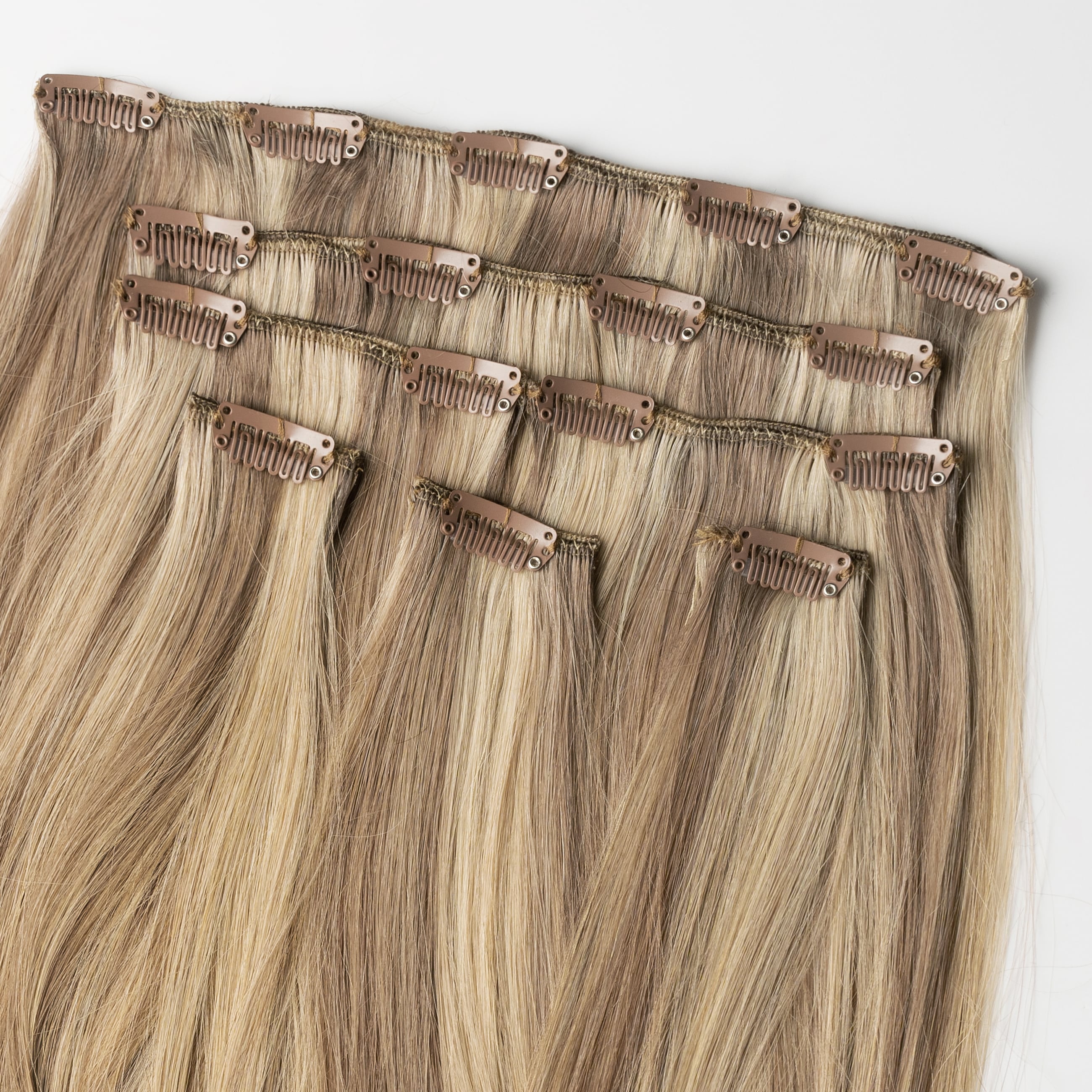 Clip in extensions - Natural Blonde Mix 5B/15