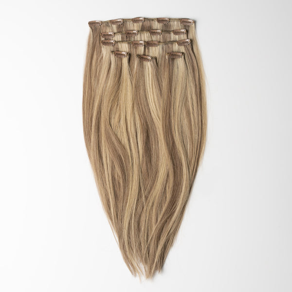 Clip in extensions - Beige Blonde Root 5B+16B
