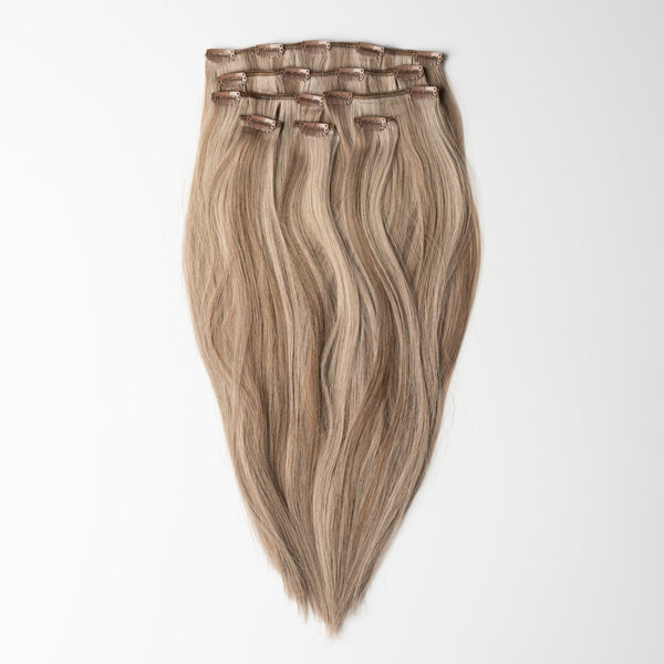 Clip in extensions - Dark Ash Brown 2C