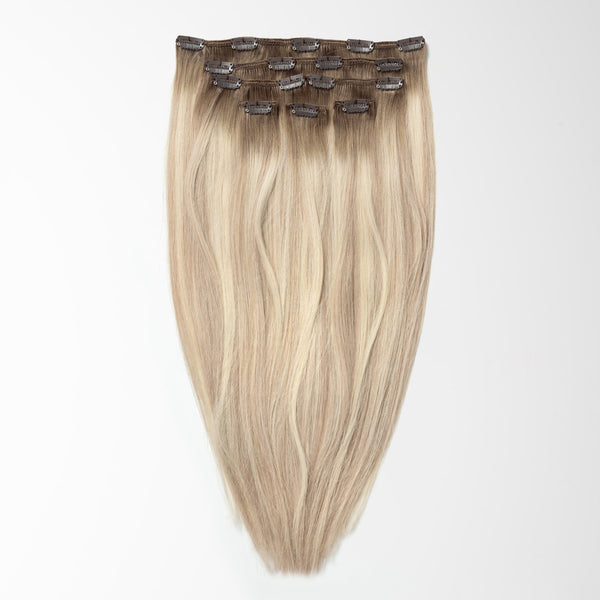 Clip in extensions - Dark Ash Brown 2C