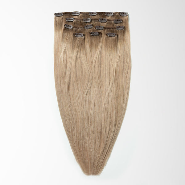 Clip in extensions - Dark Ash Brown 2C