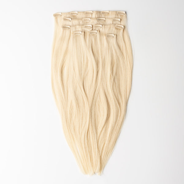 Clip in extensions - Dark Ash Brown 2C