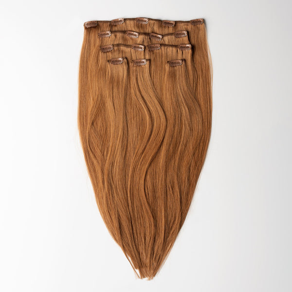 Clip in extensions - Dark Ash Brown 2C