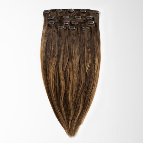 Clip in extensions - Beige Blonde Root 5B+16B