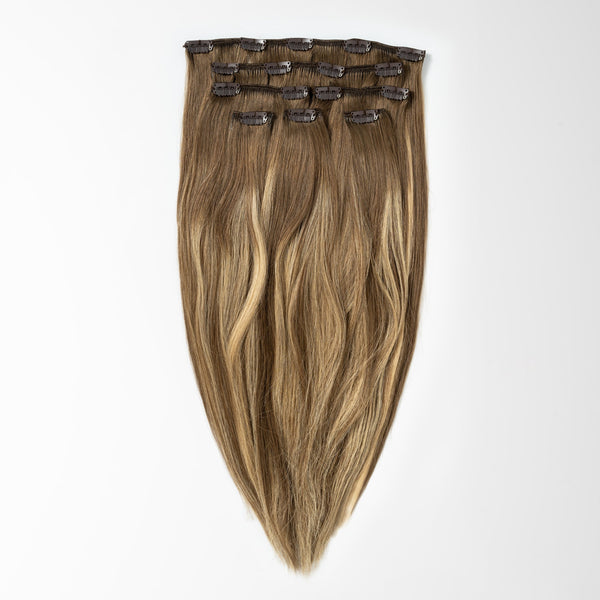Clip in extensions - Dark Ash Brown 2C