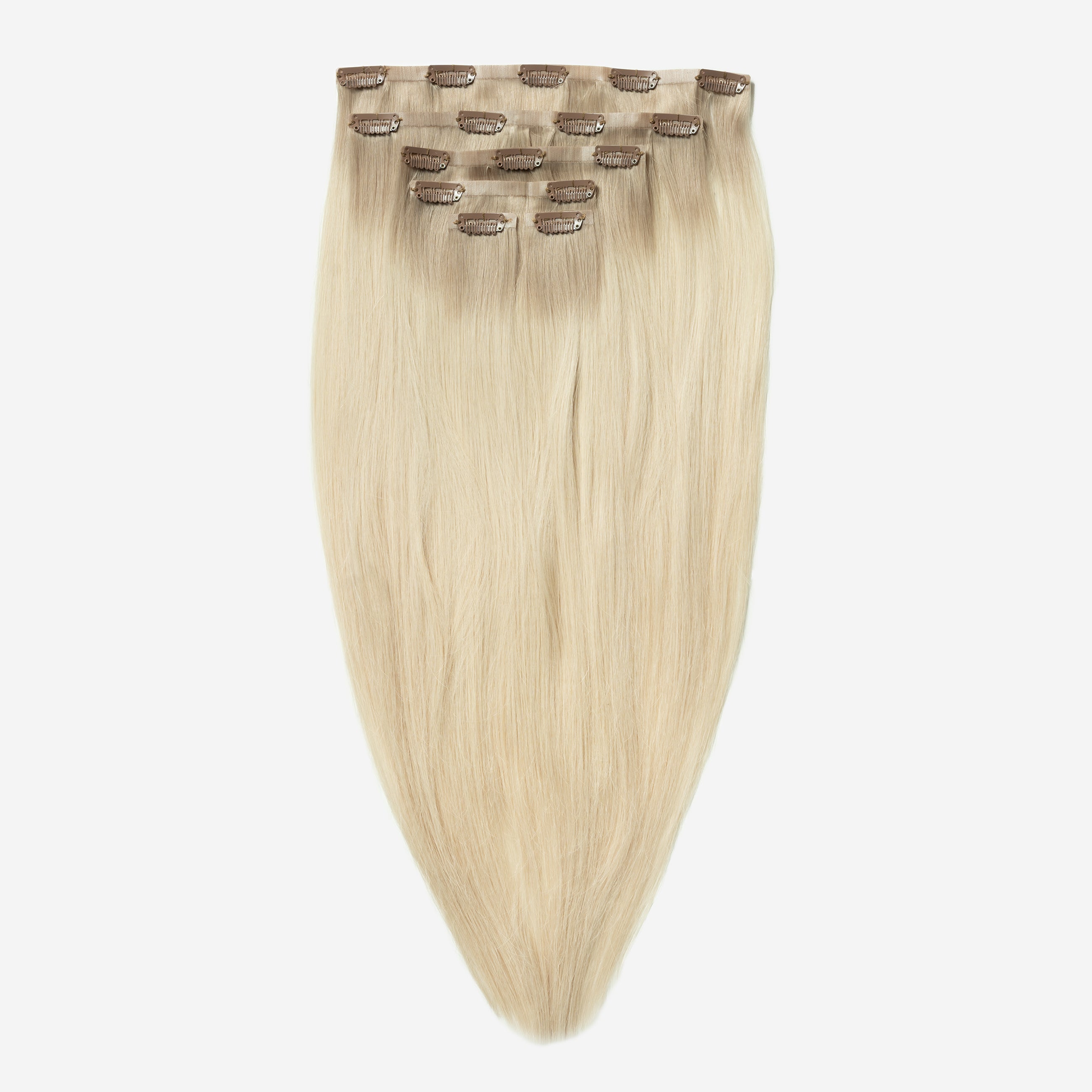 Invisible Clip In - Light Ash Blonde Root 16B+60B