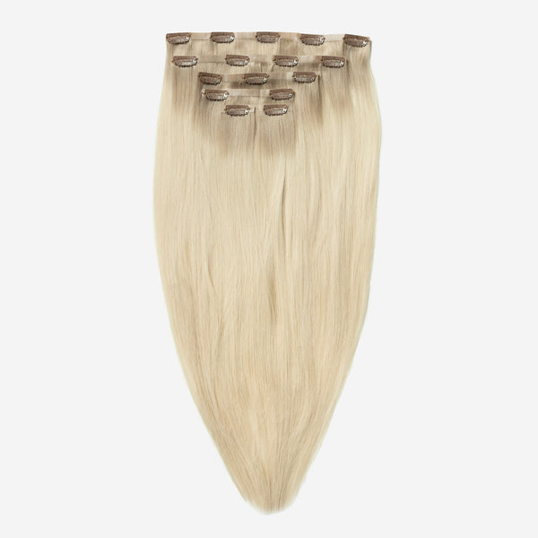 Invisible Clip In - Warm Brown 4