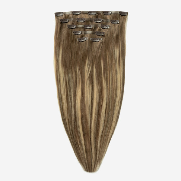 Invisible Clip In - Warm Brown 4