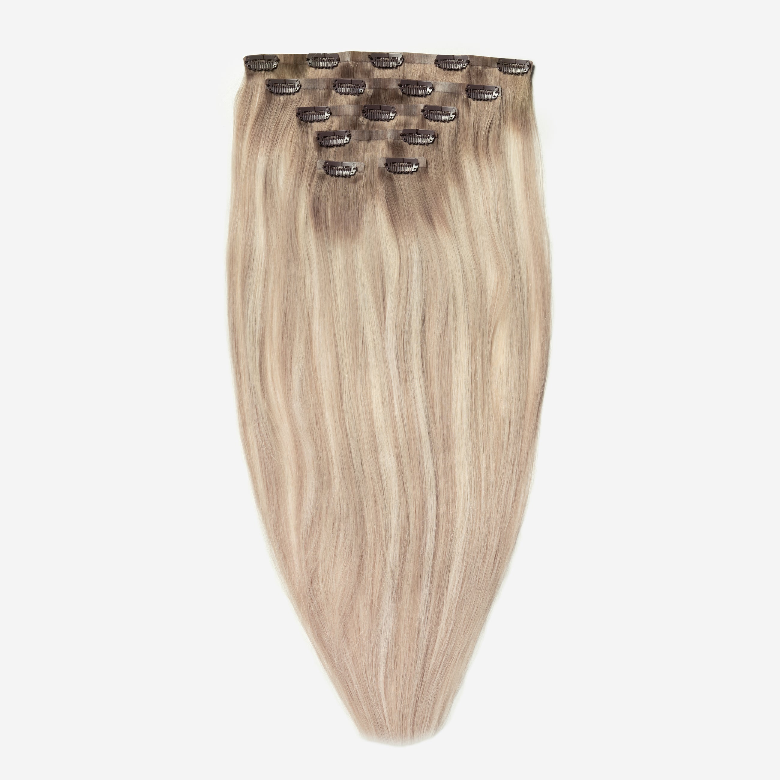 Invisible Clip In - Beige Blonde Mix Root 5B+16B/60B