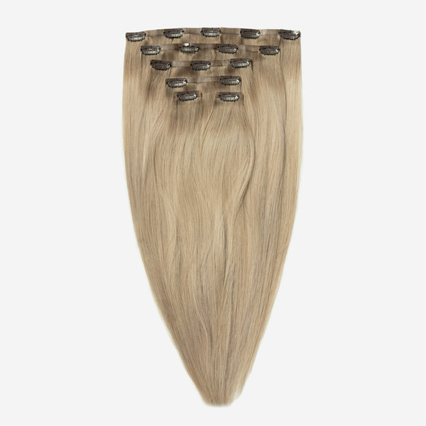 Invisible Clip In - Warm Brown 4